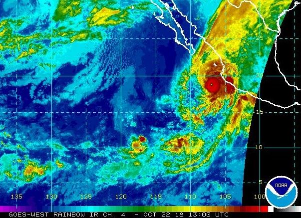 Hurricane Willa Intensifies as it Barrels Towards Mexico’s Western Coast
