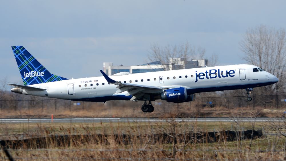 JetBlue Airways将在纽约和波士顿之间发射多达10次每日往返机