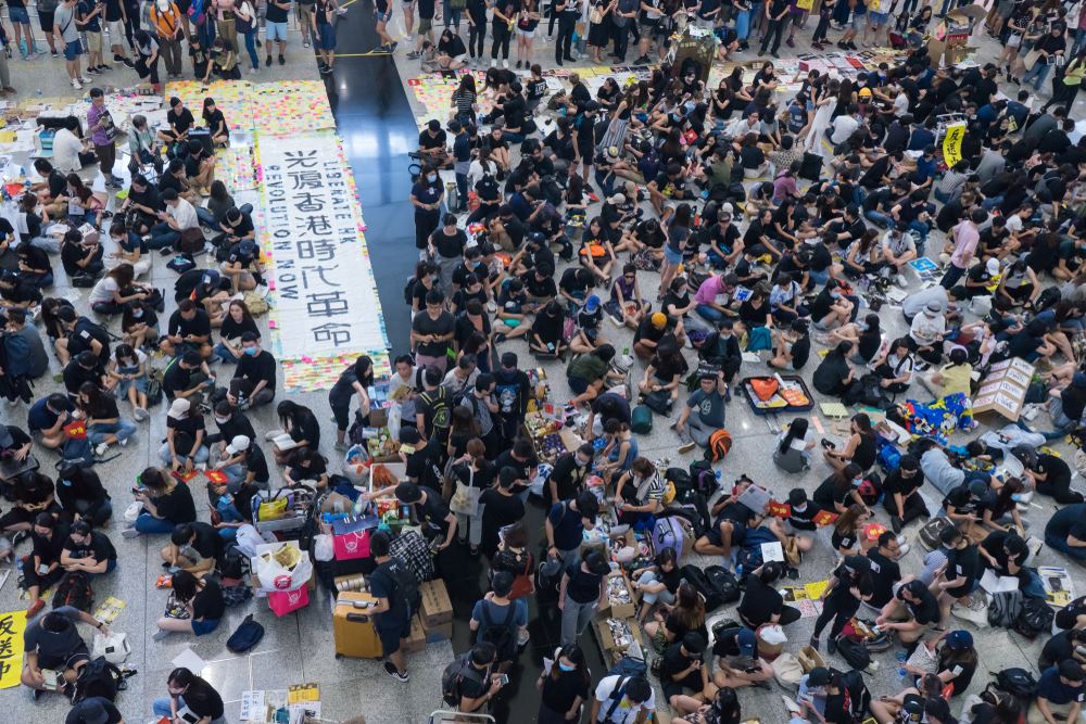 Protests Shut Down Hong Kong Airport