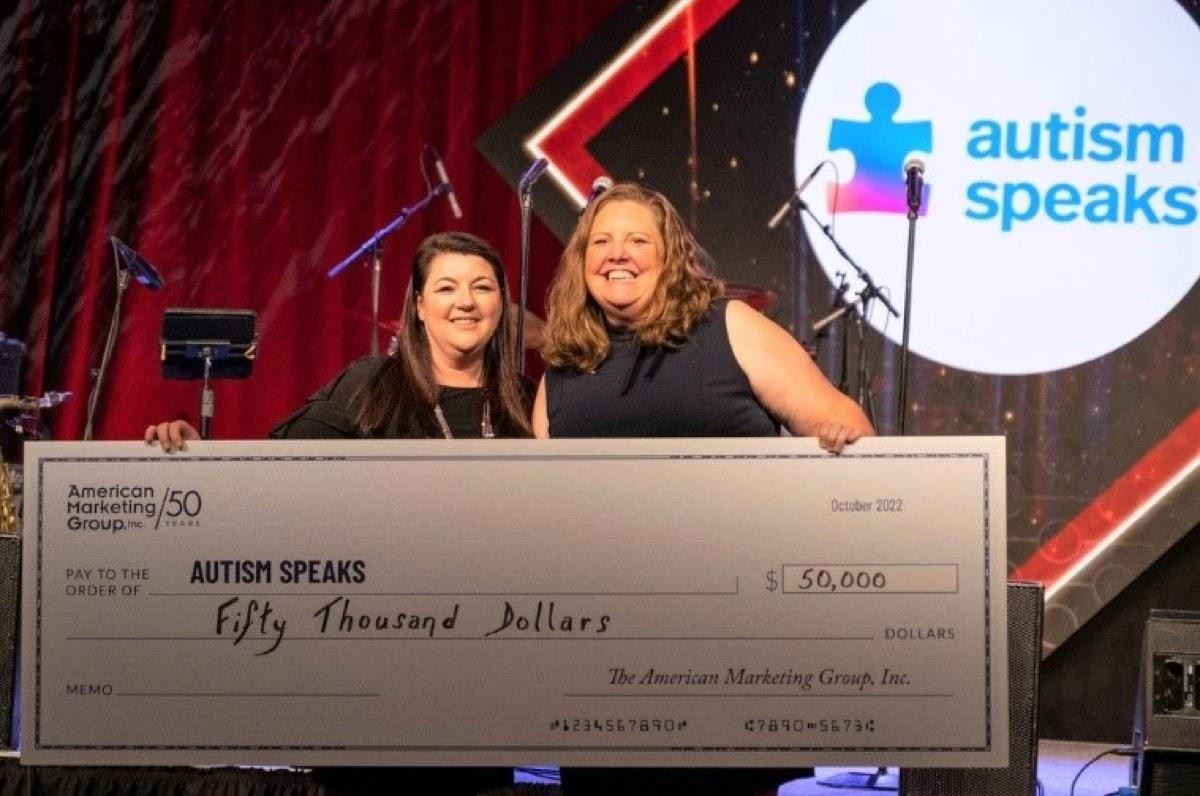 American Marketing Group Raises $50,000 for Autism Speaks