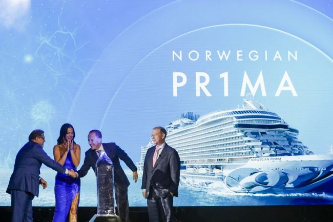 norwegian prima christening katy perry