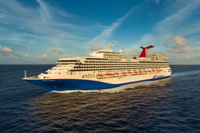 carnival sunshine cruise ship