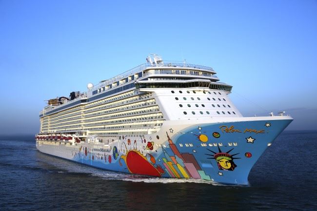 Norwegian breakaway cruise ship