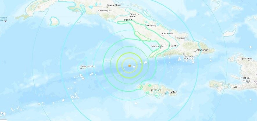 7.7级地震袭击加勒比海