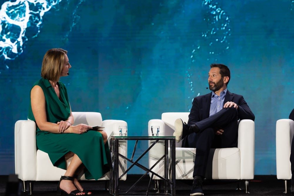 carnival corp josh weinstein talks to bbc world news lucy hocking at seatrade