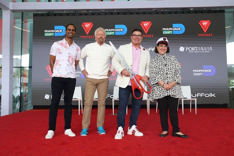 Virgin Voyages Cuts Ribbon at New PortMiami Terminal