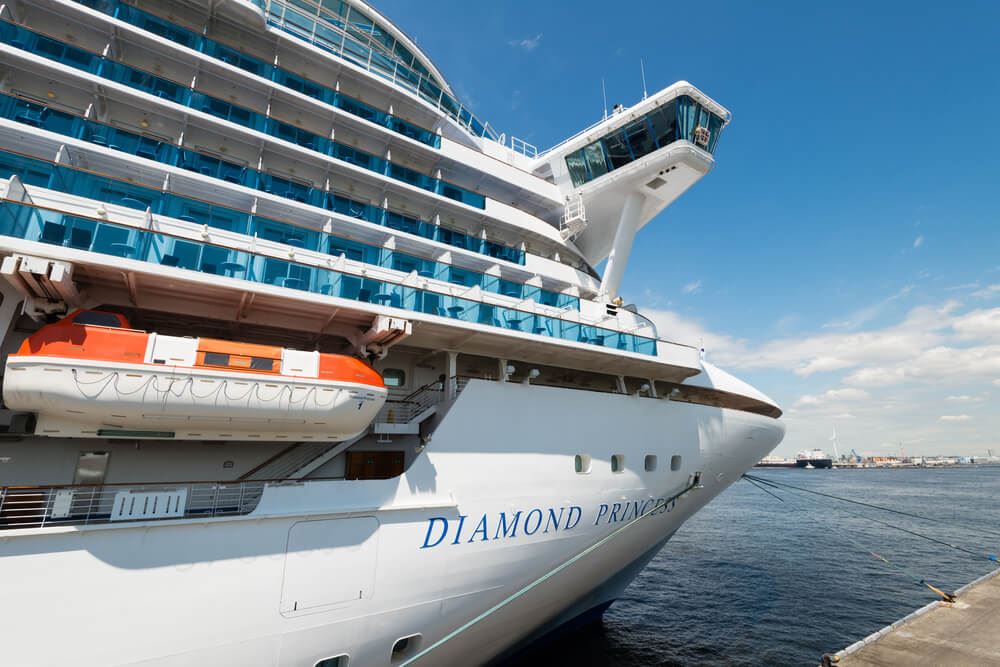 Круизный лайнер Diamond Princess